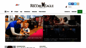 What Record-eagle.com website looked like in 2020 (4 years ago)