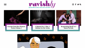 What Ravishly.com website looked like in 2020 (4 years ago)