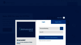 What Renasantbank.com website looked like in 2020 (4 years ago)