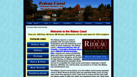 What Rideau-info.com website looked like in 2020 (4 years ago)