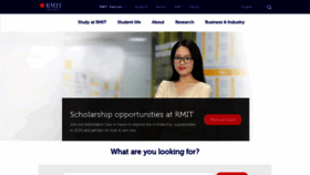 What Rmit.edu.vn website looked like in 2020 (4 years ago)