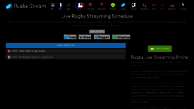 What Rugbystream.me website looked like in 2020 (5 years ago)