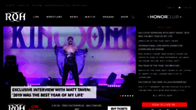 What Rohwrestling.com website looked like in 2020 (4 years ago)