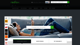 What Radio.pl website looked like in 2020 (4 years ago)