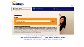 What Radaris.co.uk website looked like in 2020 (4 years ago)