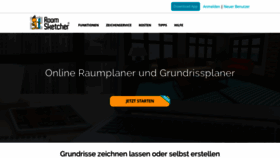 What Roomsketcher.de website looked like in 2020 (4 years ago)