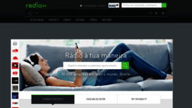 What Radio.pt website looked like in 2020 (4 years ago)
