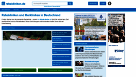 What Rehakliniken.de website looked like in 2020 (6 years ago)
