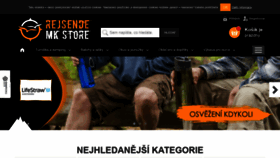 What Rejsende.cz website looked like in 2020 (4 years ago)