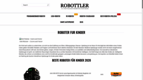 What Robottler.de website looked like in 2020 (4 years ago)