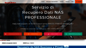 What Recupero-dati-nas-raid5.it website looked like in 2020 (4 years ago)