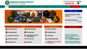 What Registration.telangana.gov.in website looked like in 2020 (4 years ago)