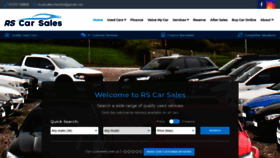What Rscarsales.com website looked like in 2020 (4 years ago)