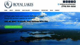 What Royallakesdental.com website looked like in 2020 (4 years ago)
