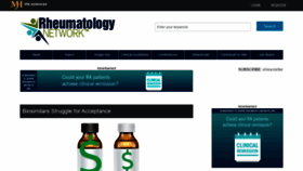 What Rheumatologynetwork.com website looked like in 2020 (4 years ago)
