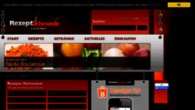 What Rezeptschmiede.de website looked like in 2020 (4 years ago)