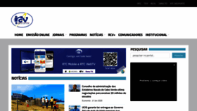 What Rcv.cv website looked like in 2020 (4 years ago)