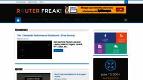 What Routerfreak.com website looked like in 2020 (4 years ago)