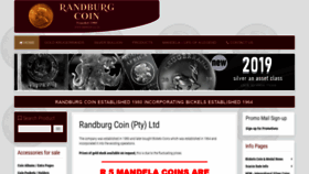 What Randcoin.co.za website looked like in 2020 (6 years ago)