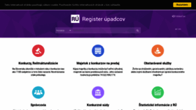 What Ru.justice.sk website looked like in 2020 (4 years ago)