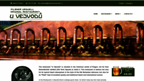 What Restauraceuvejvodu.cz website looked like in 2020 (4 years ago)