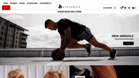 What Ryderwear.com website looked like in 2020 (4 years ago)