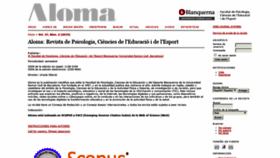 What Revistaaloma.net website looked like in 2020 (4 years ago)