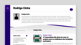 What Rodrigocintra.com.br website looked like in 2020 (4 years ago)