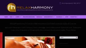 What Relaxharmony.com website looked like in 2020 (4 years ago)