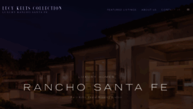 What Ranchosantafenewhomes.com website looked like in 2020 (4 years ago)