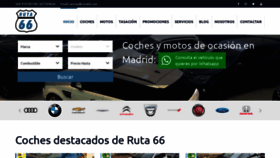 What Ruta66.com website looked like in 2020 (4 years ago)