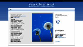 What Robertabracci.it website looked like in 2020 (4 years ago)