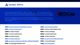 What Redcap.ascension.org website looked like in 2020 (4 years ago)