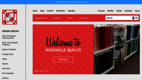 What Rossvillequilts.com website looked like in 2020 (4 years ago)