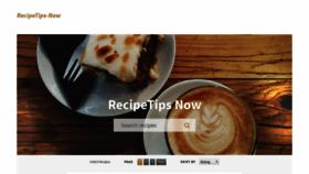 What Recipetips-now.com website looked like in 2020 (4 years ago)