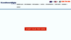 What Roundtheworldflights.com.au website looked like in 2020 (4 years ago)