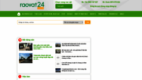 What Raovat24.com.vn website looked like in 2020 (4 years ago)