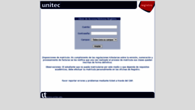 What Registro.unitec.edu website looked like in 2020 (4 years ago)
