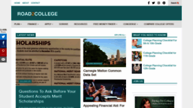 What Road2college.com website looked like in 2020 (4 years ago)