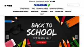 What Recompute.com.au website looked like in 2020 (4 years ago)