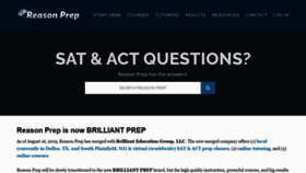 What Reasonprep.com website looked like in 2020 (4 years ago)