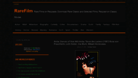 What Rarefilm.net website looked like in 2020 (4 years ago)