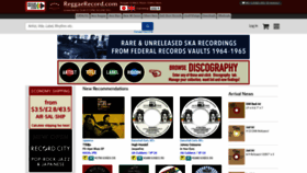 What Reggaerecord.com website looked like in 2020 (4 years ago)