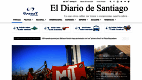 What Radiosantiago.cl website looked like in 2020 (4 years ago)
