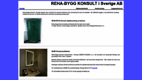 What Reha-byggkonsult.com website looked like in 2020 (4 years ago)