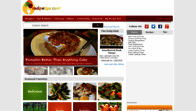 What Recipetips.com website looked like in 2020 (4 years ago)