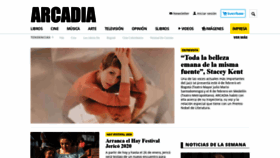 What Revistaarcadia.com website looked like in 2020 (4 years ago)