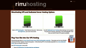 What Rimuhosting.com website looked like in 2020 (4 years ago)