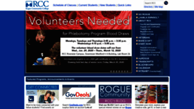 What Roguecc.edu website looked like in 2020 (4 years ago)