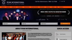 What Ryaninternational.org website looked like in 2020 (4 years ago)